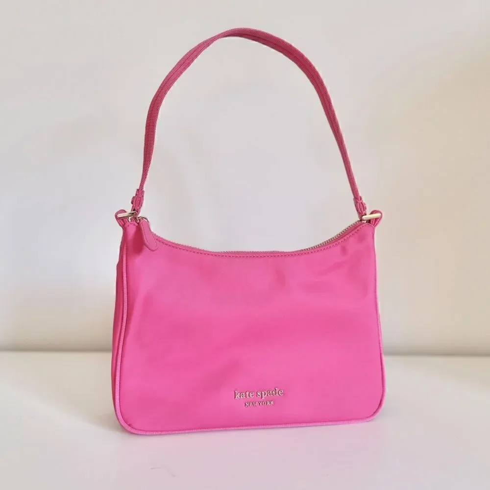 ⭕️ KATE SPADE Pink Nylon Shoulder Bag